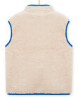 Sleeveless vest with sheep effect for child boy MOCOVES / 21W902L2GIL009