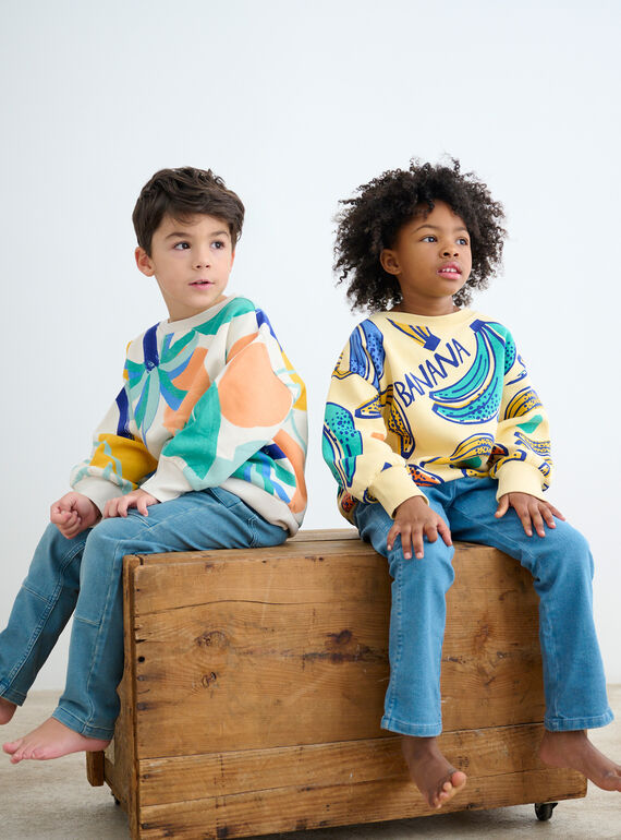 Light yellow SWEAT SHIRT TOMIXSWE2 / 24S902Q2SWEB103