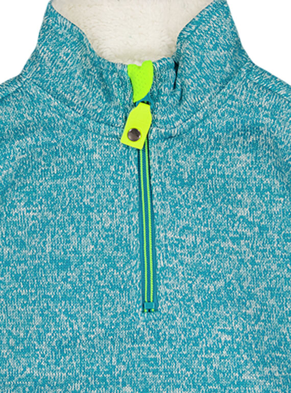 Dark Turquoise Pullover GOJOPULTEK2 / 19W902L1D2EC217