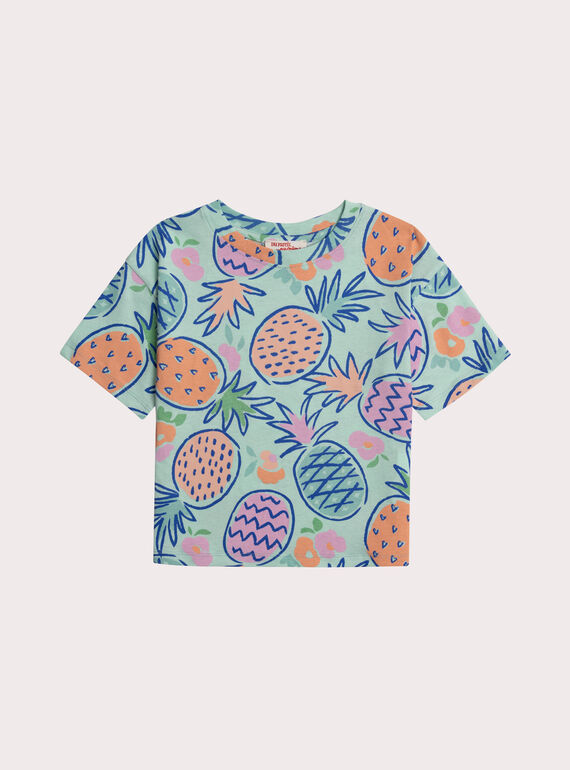 Pale turquoise TEE SHIRT SS WAJOTI4 / 25S901L3TMC203