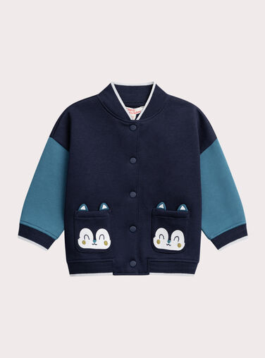 Navy KIDS CARDIGAN XUMYGIL2 / 25WG10R1GILC203