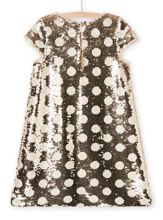 Sequined polka dot print dress RASOROB2 / 23S90121ROBK008