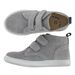 Boys' leather high top trainers