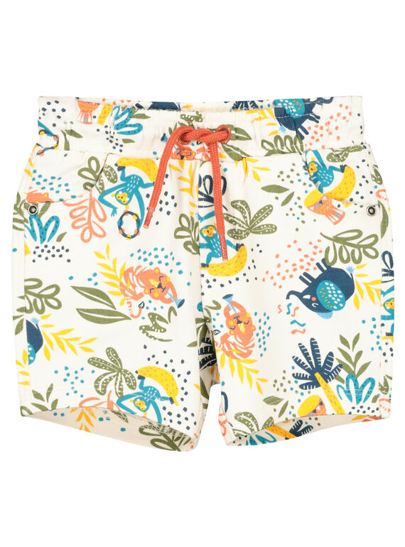Baby boys' tropical shorts FUTUBER1 / 19SG10F1BER099