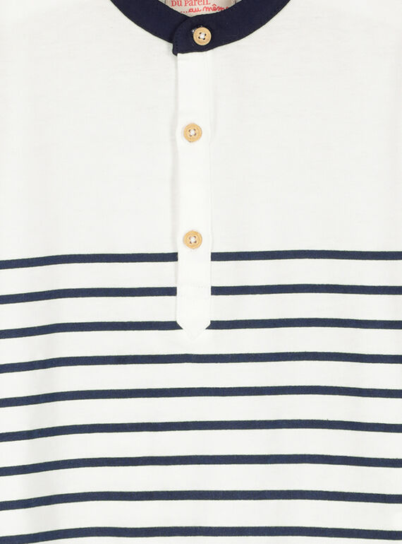 Boy's striped T-shirt FOJOUTI1 / 19S902T1TMC000