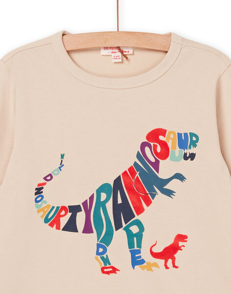 Long sleeve dinosaur t-shirt POPRITEE3 / 22W902P3TMLA016