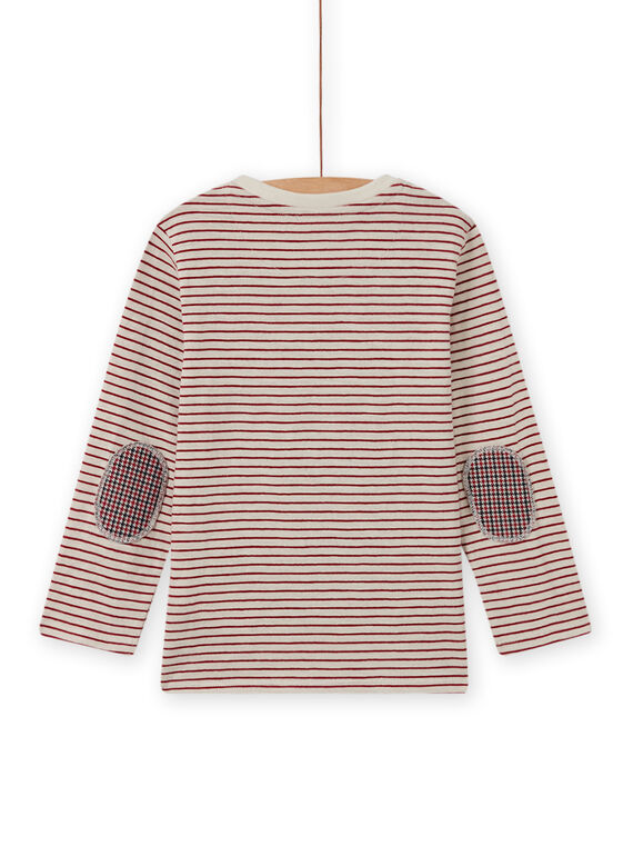 Long sleeve striped t-shirt child boy MOFUNTEE4 / 21W902M1TML810