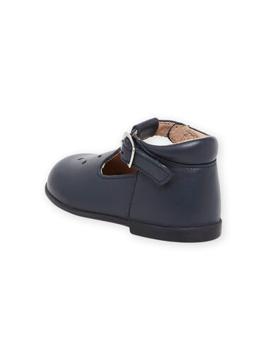 Navy blue smooth leather pumps Navy blue smooth leather pumps PISALMIXTE / 22XK37B1D13070