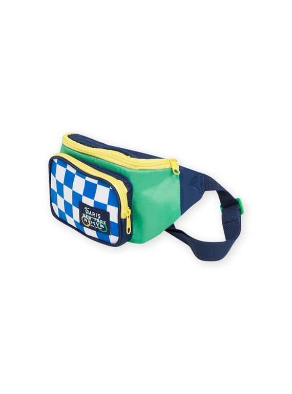 Child boy plaid fanny pack NYOGABANA / 22SI02O1BES705
