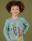 Long sleeved t-shirt with forest animals prints PORHUTEE1 / 22W902Q3TMLC216