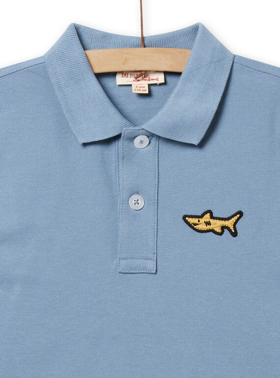 Blue POLO SHIRT NOJOPOL5 / 22S90263POLC219