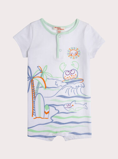 White OVERALL WUPLACOM3 / 25SG10O2CBL000