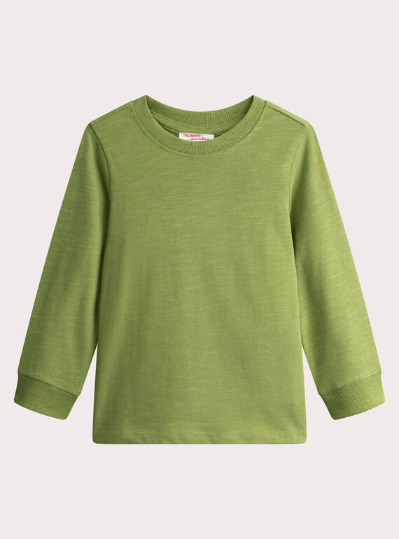  Green T-shirt for boys  VOJOTIRIB1 / 24W902I7TML617