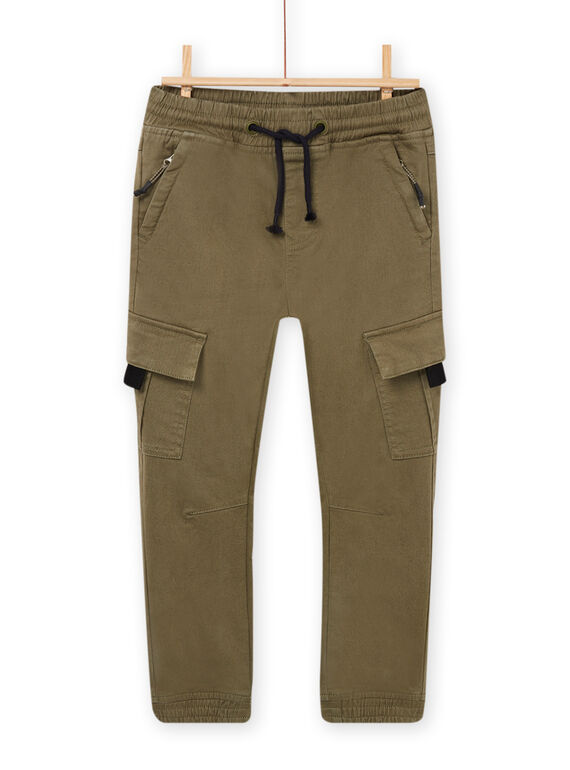 Khaki cargo pants POKAPAN / 22W902L1PAN628