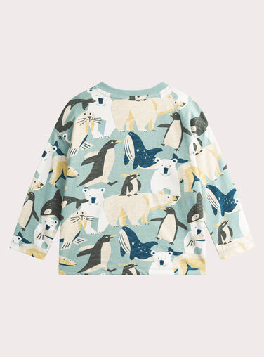 Light green TEE SHIRT LS VOPERTEE1 / 24W902R3TML629