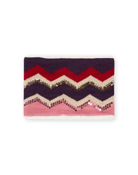 Child girl herringbone knitted snood MYAFUNSNOO / 21WI0161SNOH700