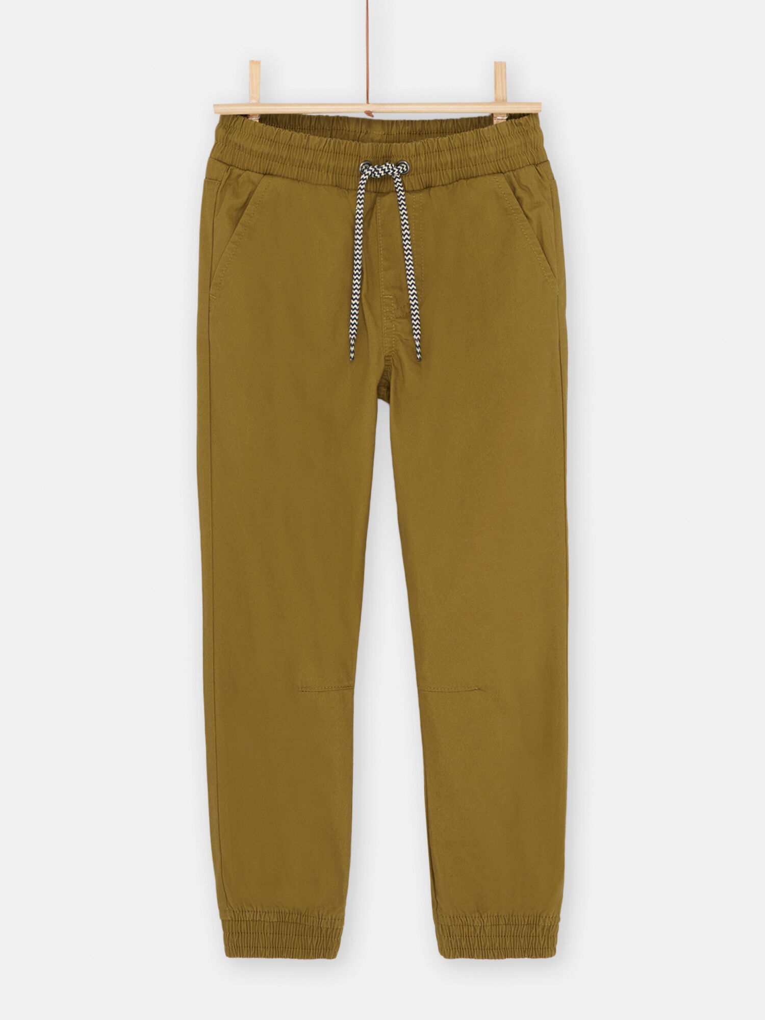 Buy Versace Collection Khaki Solid Formal Trousers for Men Online | The  Collective