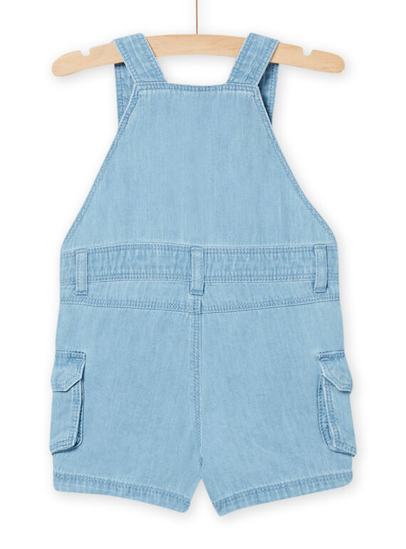 Baby boy light denim short overalls NUFLASAC / 22SG10R1SACP272