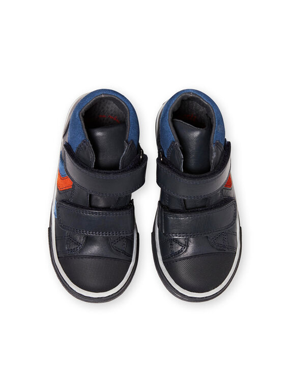 Baby Boy Navy & Red Sneakers DGBASDEV / 18WK36TBD3F070