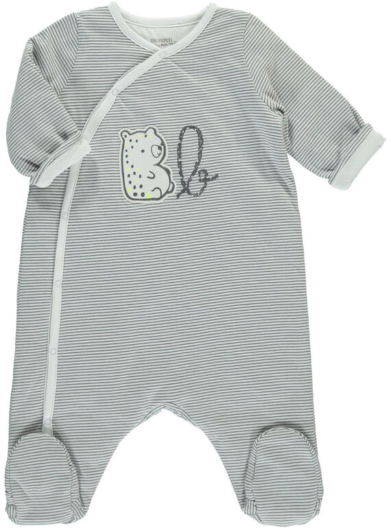 Unisex babies' padded sleepsuit DOU2GRE1 / 18WF05M4GRE099