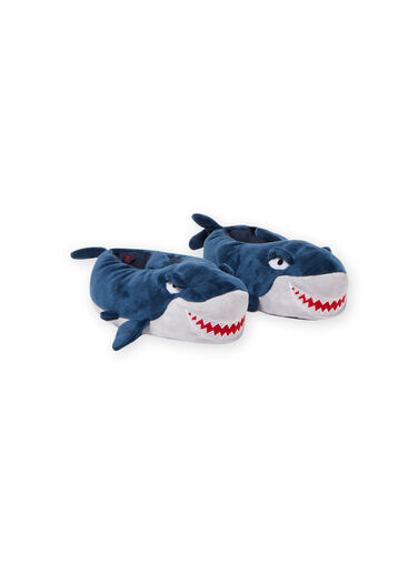 Blue slippers 3D shark child boy Blue slippers 3D shark child boy MOPANTREQ3D / 21XK3631PTD715