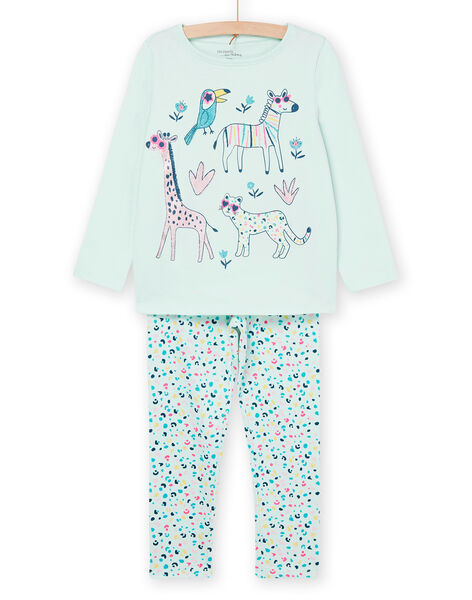 Pajama set with animal print T-shirt and pants REFAPYJUNG / 23SH11D5PYJ614