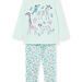 Pajama set with animal print T-shirt and pants