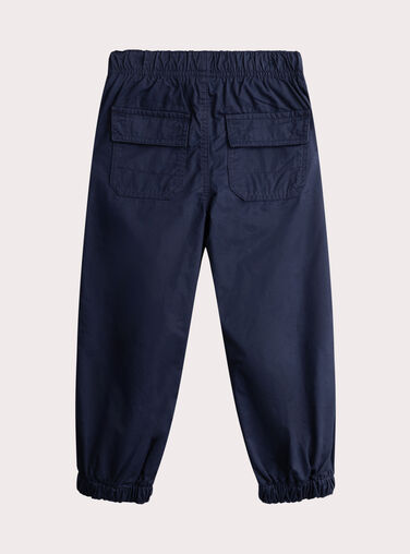 Navy mesh lining pants for boys  VOKOPAN / 24W90231PAN705
