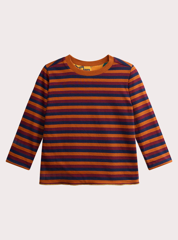 Reversible T-shirt for boys  VOKOTEE1 / 24W90233TMLB118