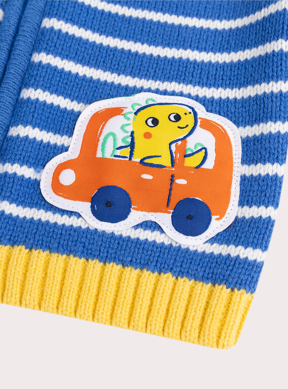 Blue KIDS CARDIGAN WUFIGIL1 / 25SG1054GILC233