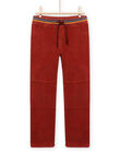 Child boy cinnamon pants MOSAUPAN2 / 21W902P2PAN809