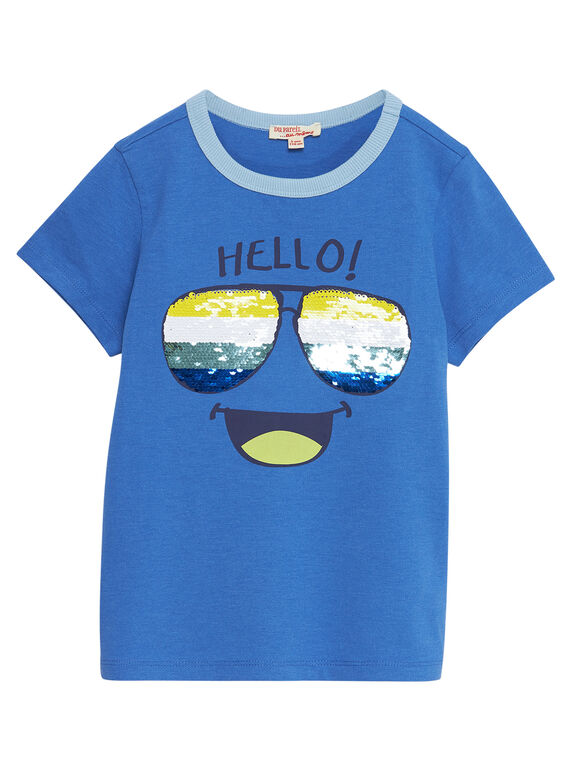 Sky blue T-shirt JOQUATI1 / 20S902R3TMCC201