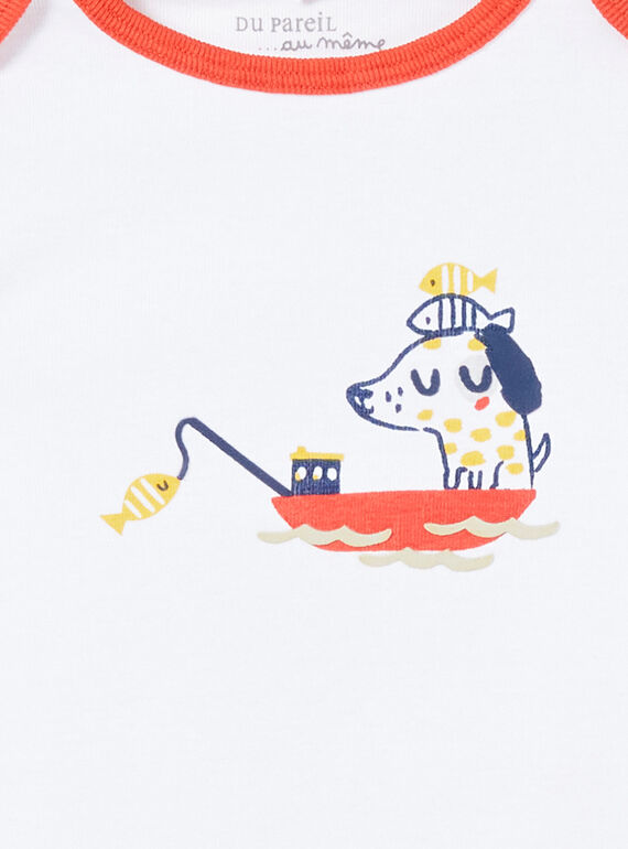 White BODY SUIT LEGABODMAR / 21SH14G5BDL000