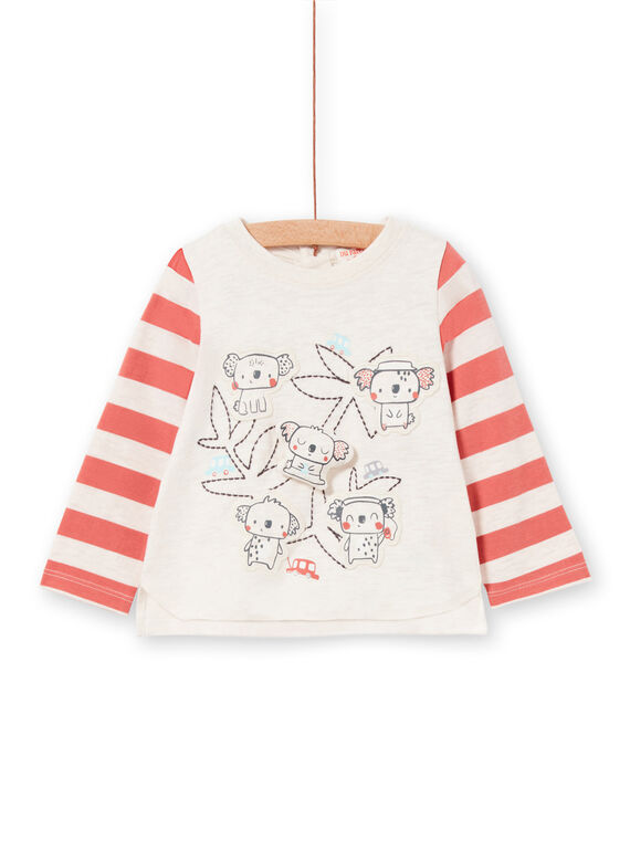 Baby boy striped long sleeve t-shirt LUPOETEE2 / 21SG10Y2TMLA011