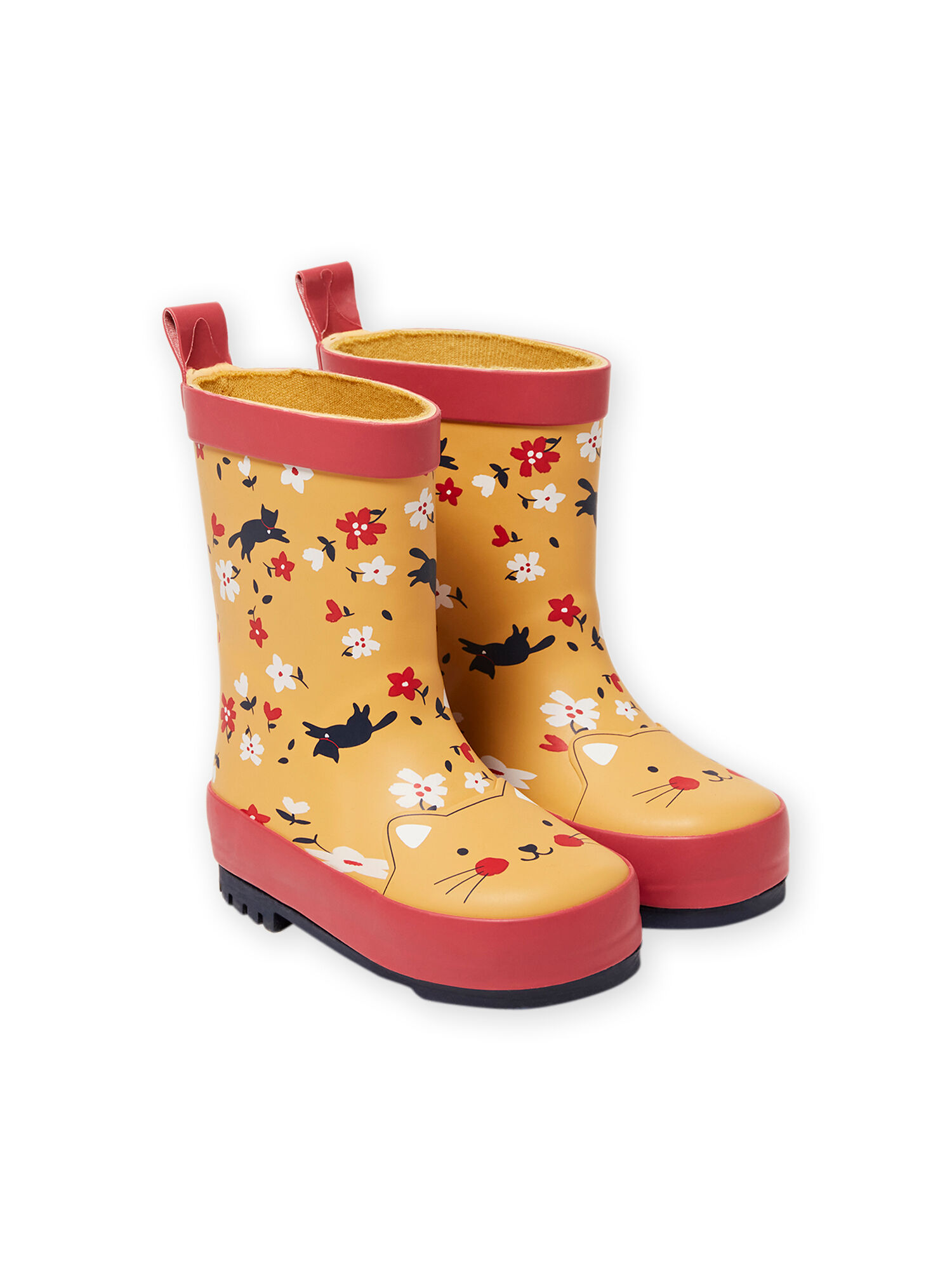 Rain boots with cats on them deals