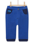 Baby boy electric blue pants NULUPAN / 22SG10P1PAN217