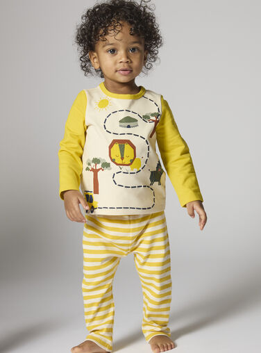 Light beige PYJAMA WEGAPYJSAV / 25SH14B1PYJ811