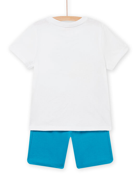 Blue and white outfit for child boy NOPLAENS1 / 22S902K5ENS000