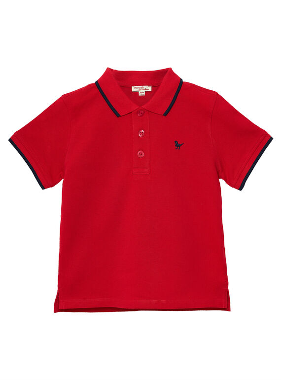 Red Polo shirt JOJOPOL3 / 20S90251D2DF505