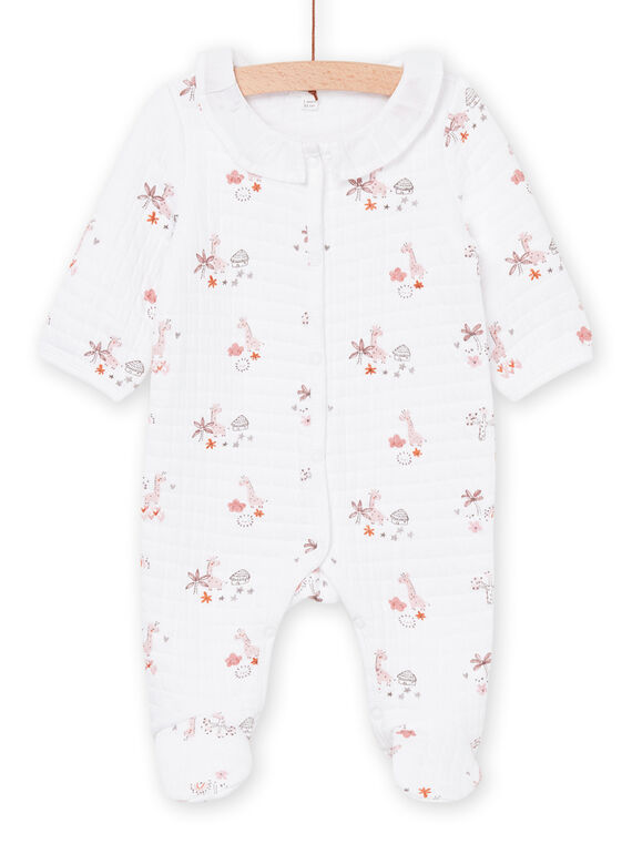 Giraffe print sleep suit ROU1GRE1 / 23SF0362GRE000