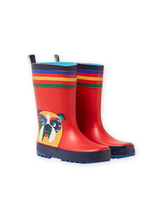 Dog patterned rain boots MOPLUICHIEN / 21XK3611D0C050