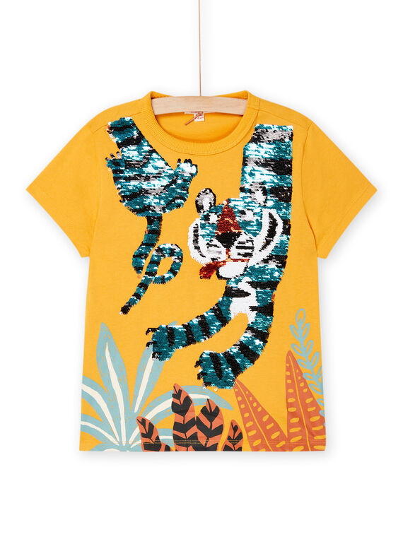 Yellow tiger T-shirt ROSUMTI4 / 23S902Y1TMCB116
