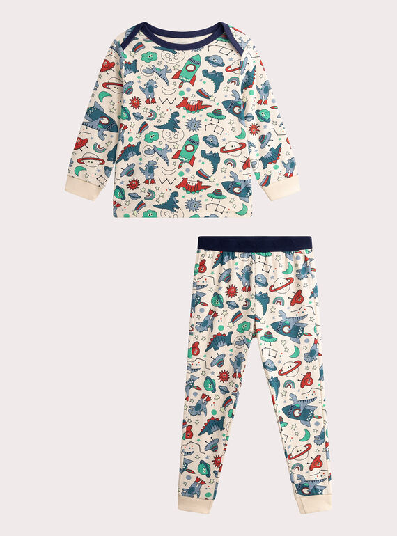 Glow-in-the-dark pyjamas for boys WEGOPYJSPA / 25SH1293PYJA016
