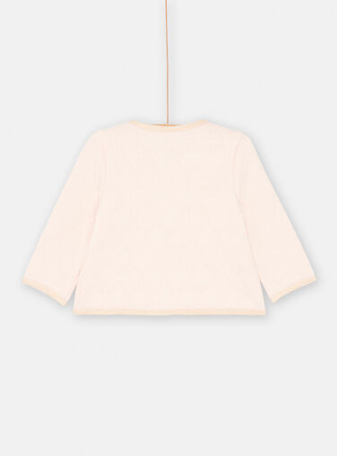 Baby Girl Hedgehog Pink Cardigan SIVERCAR1 / 23WG09J2CARD310