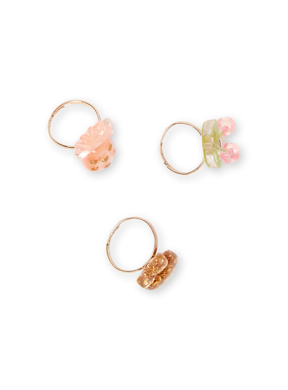 Set of 3 rings for children and girls LYAJAURING / 21SI0172BAG955