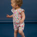 Baby girl's fancy print jumpsuit