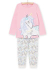 Pyjamas with unicorn print and motifs REFAPYJSEA / 23SH11D6PYJ309