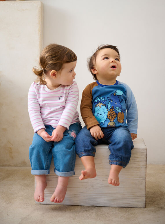 White TEE SHIRT LS TIDETEE1 / 24SG09J2TML000