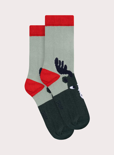 Blue green SOCKS XYOJOCHO5 / 25WI02E2SOQ614