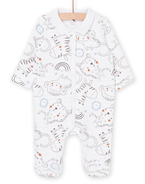 Rainbow and animal print sleep suit ROU1GRE3 / 23SF0462GRE000
